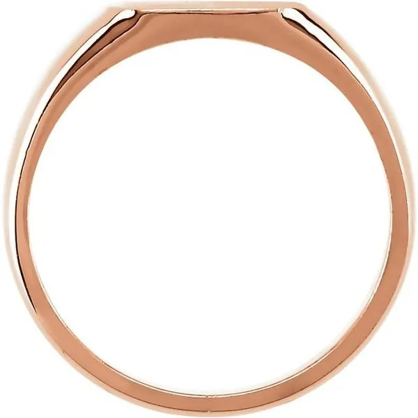 Square Signet Ring Image 2 Milan's Jewelry Inc Sarasota, FL