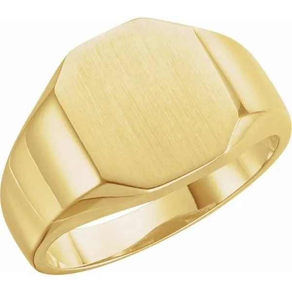 Octagon Signet Ring Jerald Jewelers Latrobe, PA
