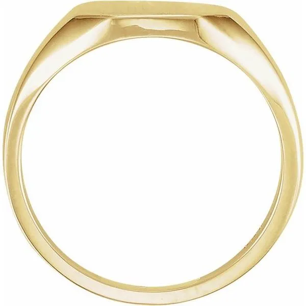 Octagon Signet Ring Image 2 James Wolf Jewelers Mason, OH