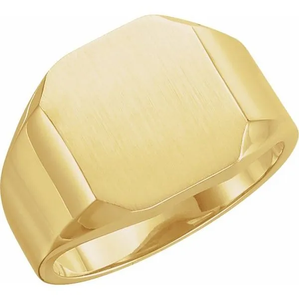Octagon Signet Ring D'Errico Jewelry Scarsdale, NY