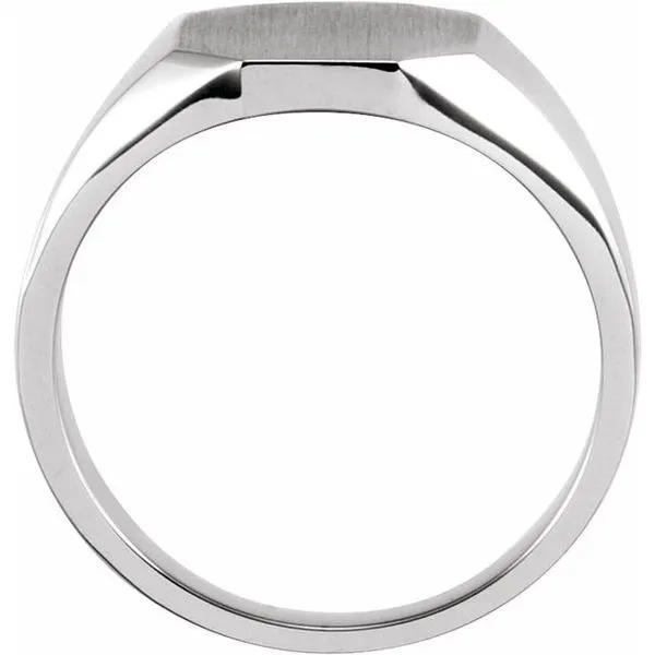Octagon Signet Ring Image 2 James Wolf Jewelers Mason, OH