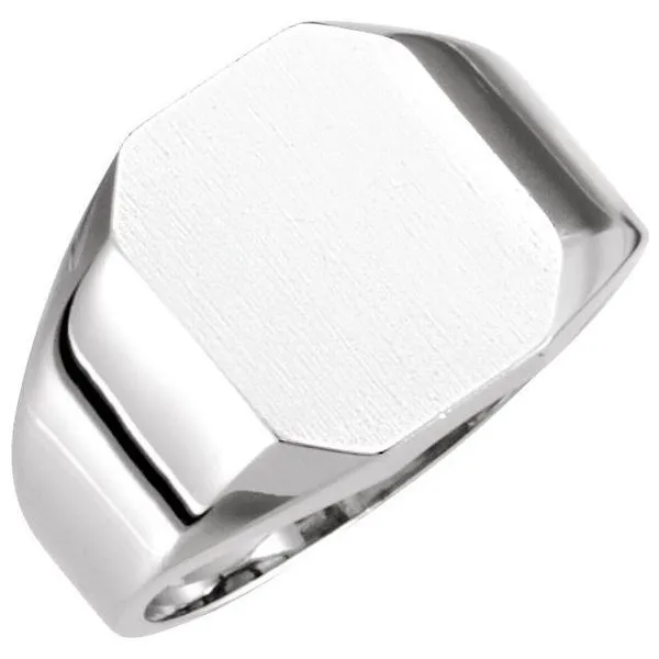 Octagon Signet Ring Long Jewelers Chesapeake, VA