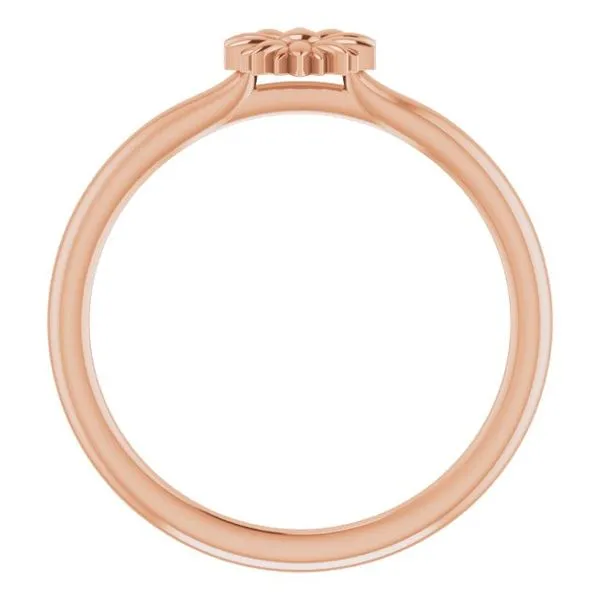 Stackable Floral Ring Image 2 Milan's Jewelry Inc Sarasota, FL