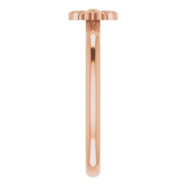 Stackable Floral Ring Image 4 Milan's Jewelry Inc Sarasota, FL