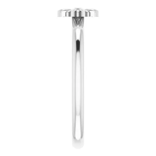 Stackable Floral Ring Image 4 Milan's Jewelry Inc Sarasota, FL