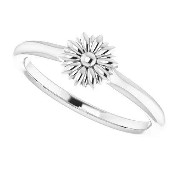 Stackable Floral Ring Image 5 James Wolf Jewelers Mason, OH