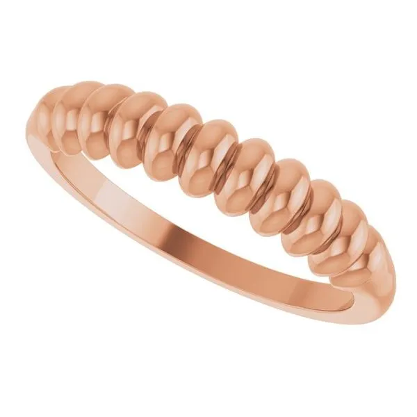 Puffed Stackable Ring Image 5 Delfine's Jewelry Charleston, WV