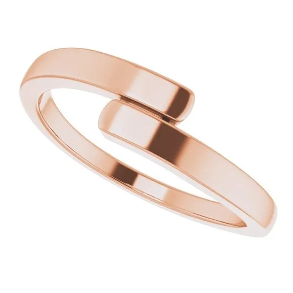 Engravable Bypass Ring Image 5 Jerald Jewelers Latrobe, PA