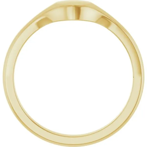 Round Signet Ring Image 2 Jerald Jewelers Latrobe, PA