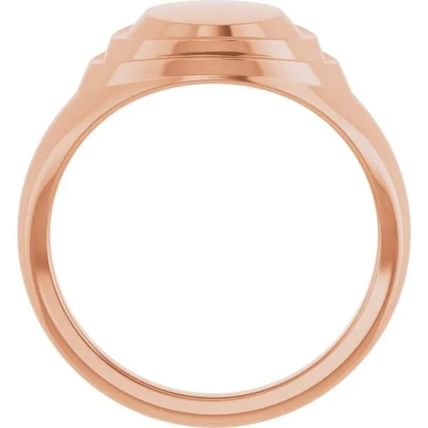 Engravable Oval Signet Ring Image 2 Henry B. Ball Jewelers Canton, OH