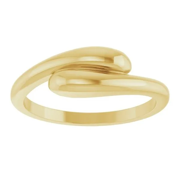 Domed Bypass Ring Image 3 Smith Jewelers Franklin, VA