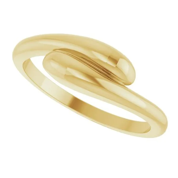 Domed Bypass Ring Image 5 James Wolf Jewelers Mason, OH