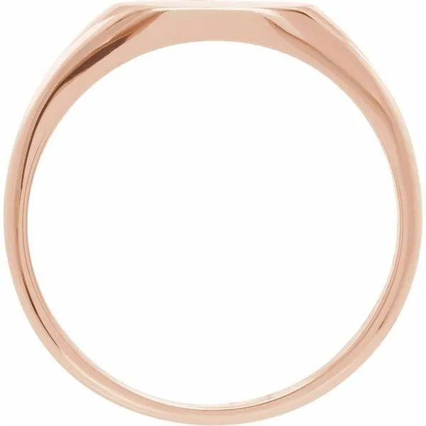 Round Signet Ring Image 2 James & Williams Jewelers Berwyn, IL