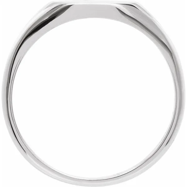 Round Signet Ring Image 2 J. West Jewelers Round Rock, TX