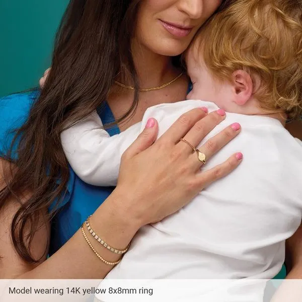 Round Signet Ring Image 4 Hopman Jewelers Elkhart, IN