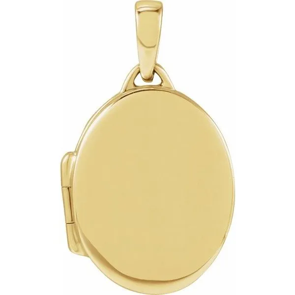 Engravable Oval Locket Jim's Jewelers Tyler, TX