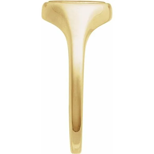 Engravable Round Signet Ring Hopman Jewelers Elkhart, IN