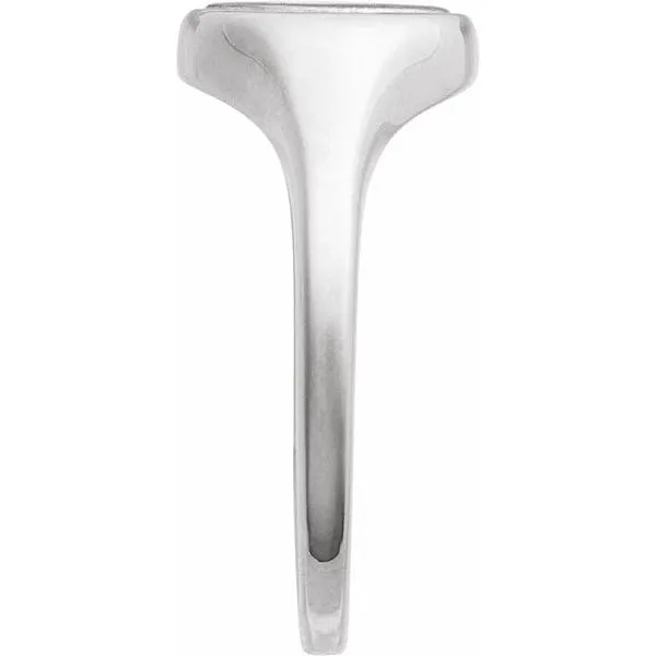 Engravable Round Signet Ring Image 2 Delfine's Jewelry Charleston, WV