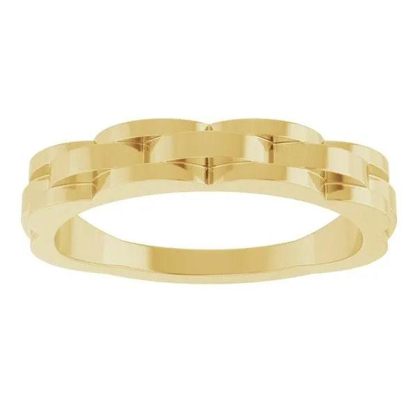 Chain Link Ring Image 3 Hopman Jewelers Elkhart, IN