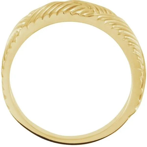 Woven-Design Band Image 2 Comstock Jewelers Edmonds, WA
