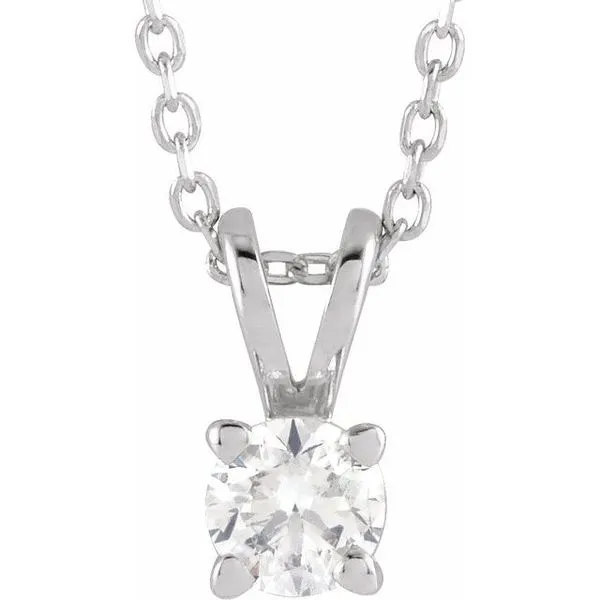 Solitaire Necklace James Wolf Jewelers Mason, OH