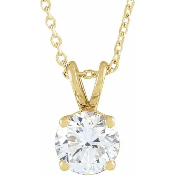 Solitaire Necklace James Wolf Jewelers Mason, OH