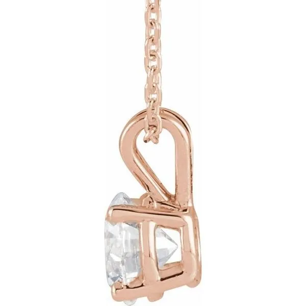 Solitaire Necklace Image 2 Jerald Jewelers Latrobe, PA