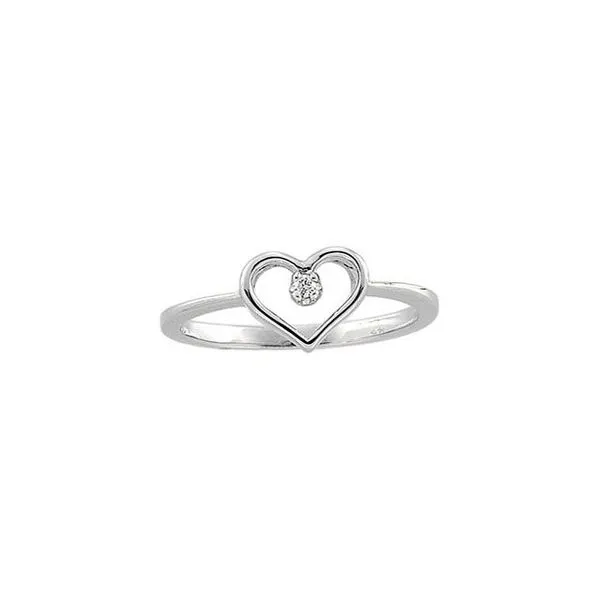 Accented Heart Ring James Wolf Jewelers Mason, OH