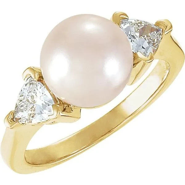 Accented Pearl Ring James Wolf Jewelers Mason, OH