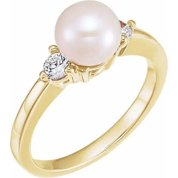 Accented Pearl Ring Henry B. Ball Jewelers Canton, OH