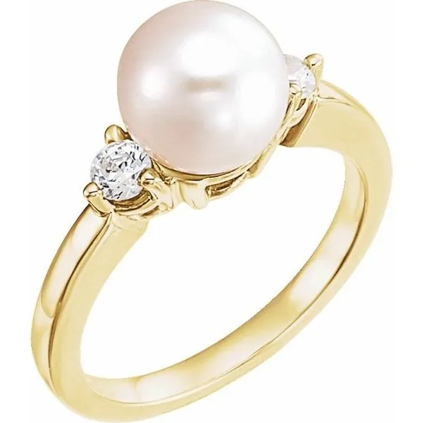 Accented Pearl Ring James Wolf Jewelers Mason, OH