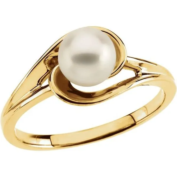 Pearl Interlocking Ring Comstock Jewelers Edmonds, WA