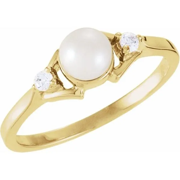 Accented Pearl Ring Michael's Jewelry North Wilkesboro, NC