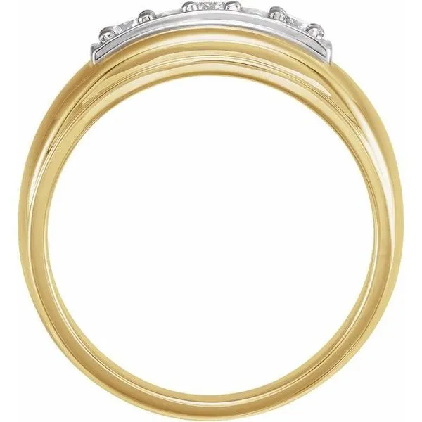 Three-Stone Ring Image 2 James Wolf Jewelers Mason, OH