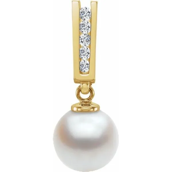 Bar Pearl Slide Pendant Michael's Jewelry North Wilkesboro, NC