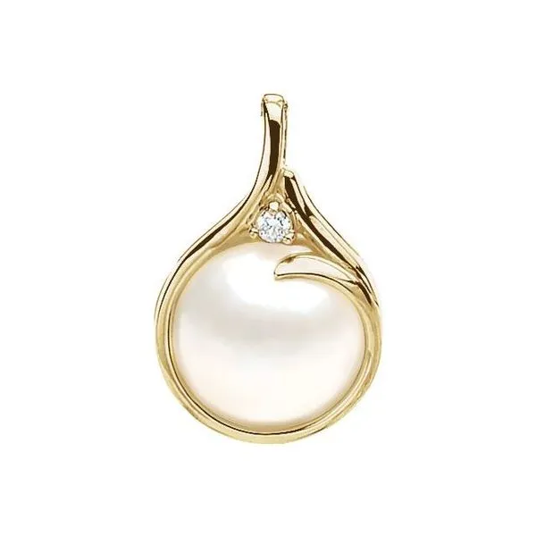 Accented Mabé Pearl Pendant Henry B. Ball Jewelers Canton, OH