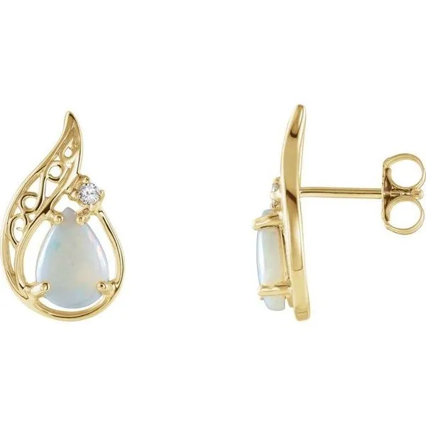 Accented Earrings John E. Koller Jewelry Designs owasso, OK