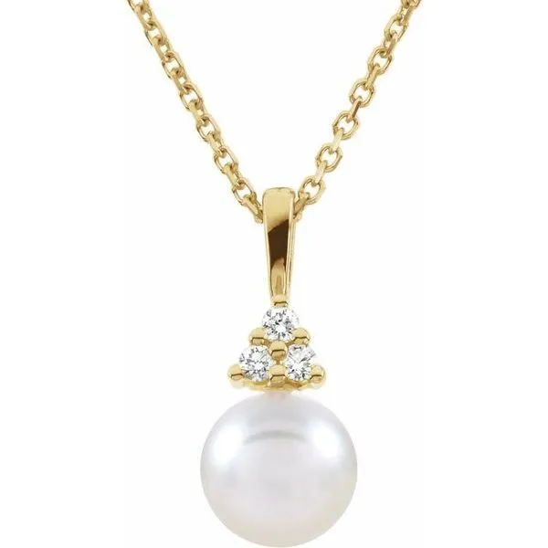 Accented Pearl Pendant Comstock Jewelers Edmonds, WA