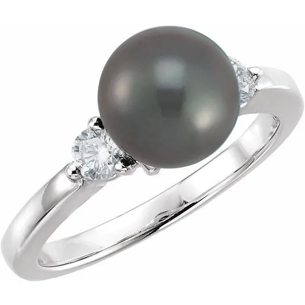 Accented Pearl Ring Henry B. Ball Jewelers Canton, OH