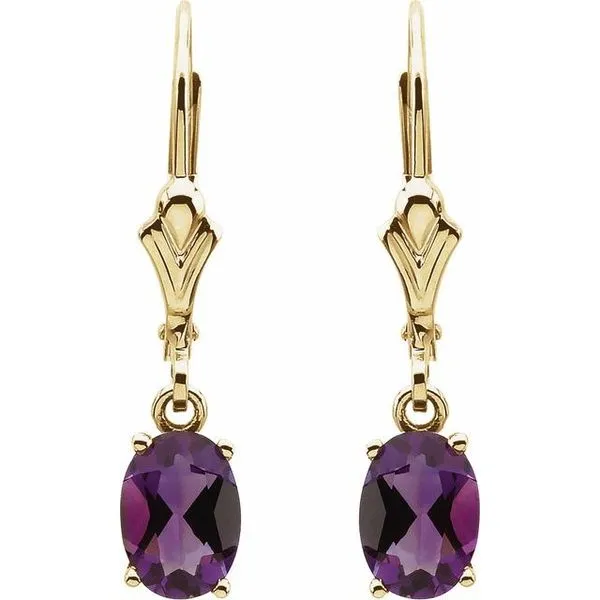 Oval 4-Prong Earrings Image 2 Comstock Jewelers Edmonds, WA