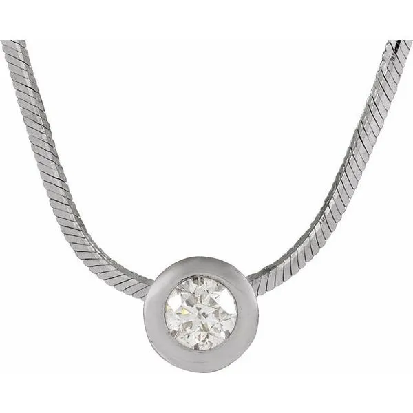 Solitaire Necklace James Wolf Jewelers Mason, OH
