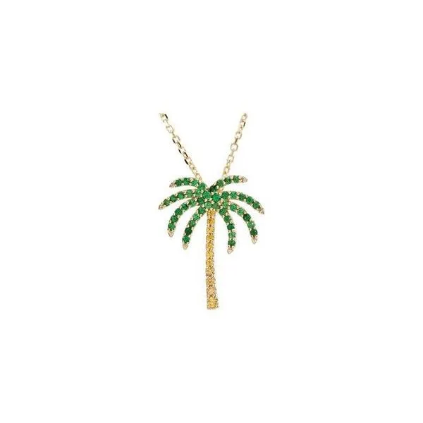 Palm Tree Necklace Mendham Jewelers Mendham, NJ