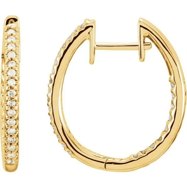 Inside-Outside Hinged Hoop Earrings Comstock Jewelers Edmonds, WA