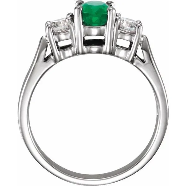 Three-Stone Ring Image 2 James Wolf Jewelers Mason, OH