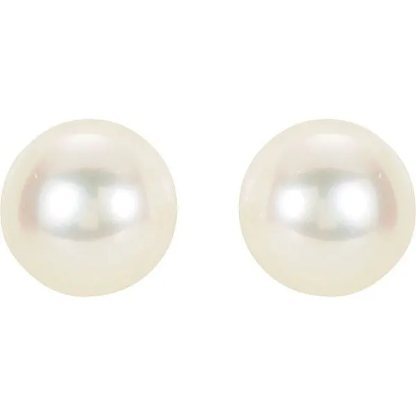 Panache® Pearl Stud Earrings Image 2 Long Jewelers Chesapeake, VA