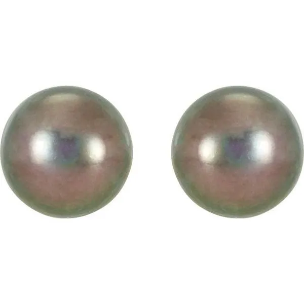 Panache® Pearl Stud Earrings Image 2 Comstock Jewelers Edmonds, WA