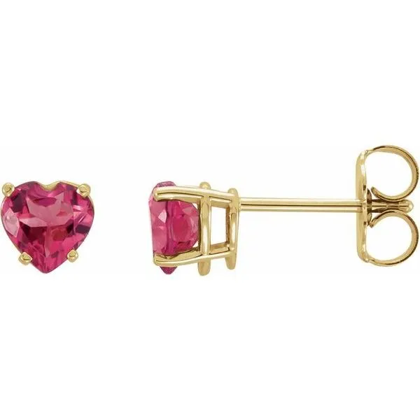 Heart 4-Prong Stud Earrings Moseley Diamond Showcase Inc Lexington, SC