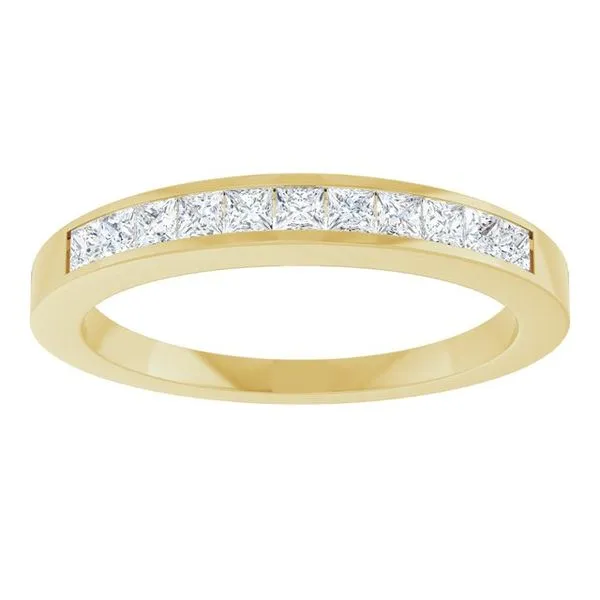 Channel-Set Anniversary Band Image 3 L & L jewelers Scarborough, ME