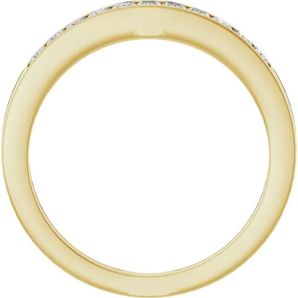 Channel-Set Anniversary Band Image 2 L & L jewelers Scarborough, ME
