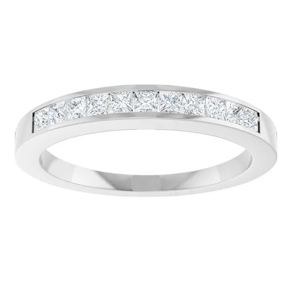 Channel-Set Anniversary Band Image 3 L & L jewelers Scarborough, ME